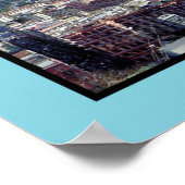 Panorama von Neapel (Italien) Poster (Ecke)