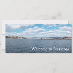 Panorama von Nesebur Stadt, Bulgarien Einladung
