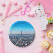 Panorama von Paris Pappteller (Party)