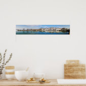 Panorama von Rapperswil St. Gallen in der Schweiz Poster (Küche)