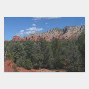 Panorama von Red Rocks in Sedona Arizona Geschenkpapier Set