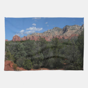 Panorama von Red Rocks in Sedona Arizona Geschirrtuch