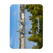 Panorama von Reykjavik Magnet (Vertikal)