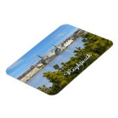 Panorama von Reykjavik Magnet (Linke Seite)
