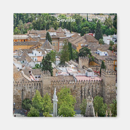 Panorama von Sevilla Alcázar Magnet
