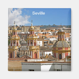Panorama von Sevilla. Magnet