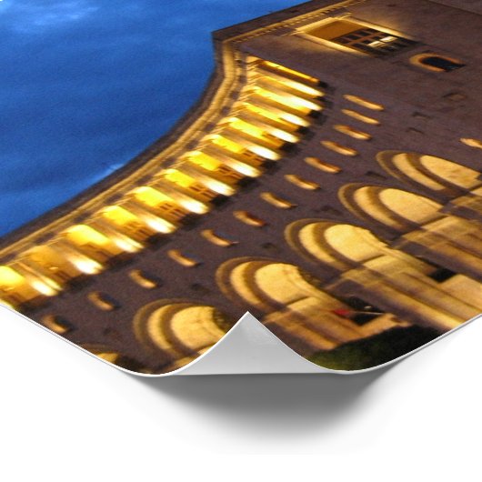 Panorama von Yerevan Poster (Ecke)