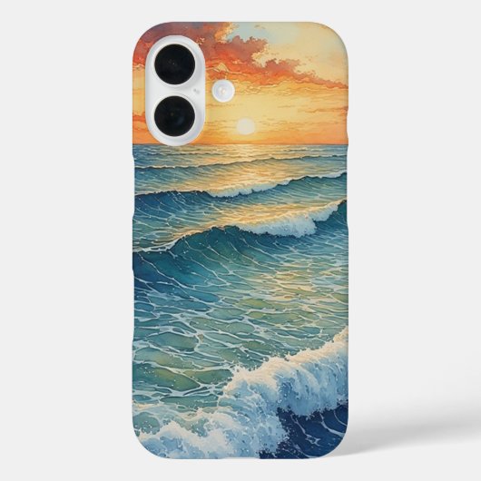 Panorama-Wasserblick Case-Mate iPhone Hülle (Rückseite)