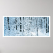 Panorama-Winterlandschaft Poster (Vorne)