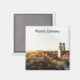 Panoramaansicht München Magnet