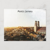 Panoramaansicht München Postkarte (Vorderseite)
