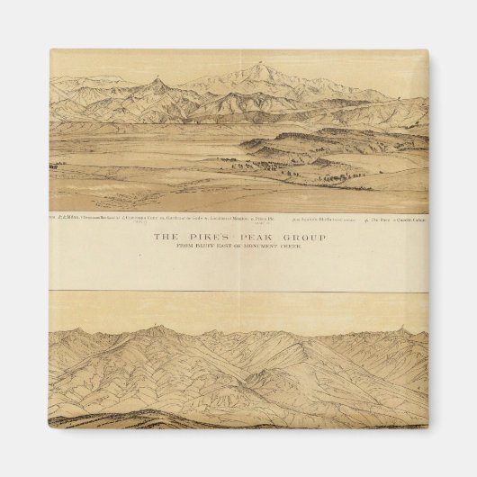 Panoramaaussicht auf Colorado Magnet (Vorne)