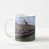 Panoramaaussicht auf das Musee d'Orsay von Pont Ro Kaffeetasse (Links)