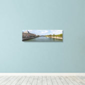 Panoramaaussicht auf das Musee d'Orsay von Pont Ro Leinwanddruck (Insitu (Holzboden))