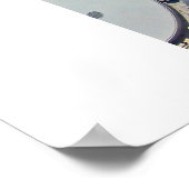 Panoramaaussicht auf den Khalifa Park auf dem Burj Poster (Ecke)