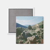 Panoramaaussicht auf den Ort mit dem Tholotempel Magnet (Vorderseite/Rückseite)