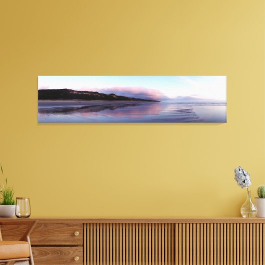 Panoramaaussicht auf den Ozean Sunset Leinwand Art (Insitu (Wohnzimmer))