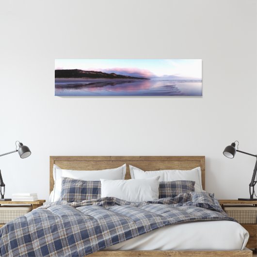 Panoramaaussicht auf den Ozean Sunset Leinwand Art (Insitu (Schlafzimmer))