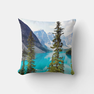 Panoramaaussicht auf den See Moraine   Tal der Zeh Kissen