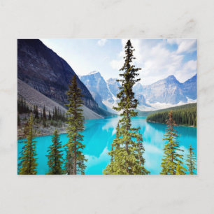 Panoramaaussicht auf den See Moraine Tal der Zeh Postkarte