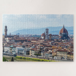 Panoramaaussicht auf die Sehenswürdigkeiten von Fl Puzzle