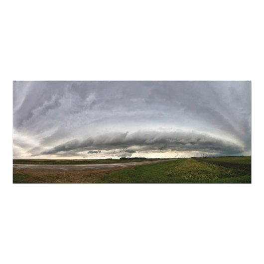 Panoramaaussicht auf die Wolke von Shelf bei Viban Fotodruck (Vorne)