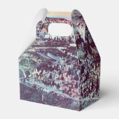 Panoramaaussicht auf Jerusalem Geschenkschachtel (Rückseite)