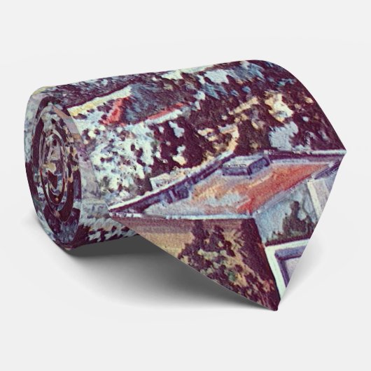 Panoramaaussicht auf Jerusalem Krawatte (Gerollt)