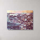 Panoramaaussicht auf Jerusalem Leinwanddruck (Vorderseite)