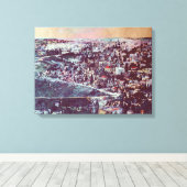 Panoramaaussicht auf Jerusalem Leinwanddruck (Insitu (Holzboden))
