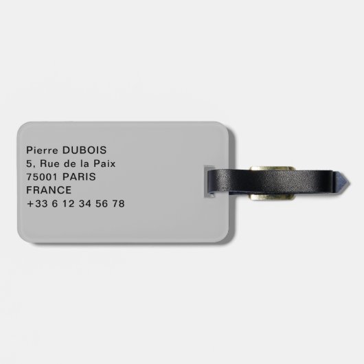 Panoramaaussicht auf Rom vom Castel Sant'Angelo Gepäckanhänger (Rückseite horizontal)