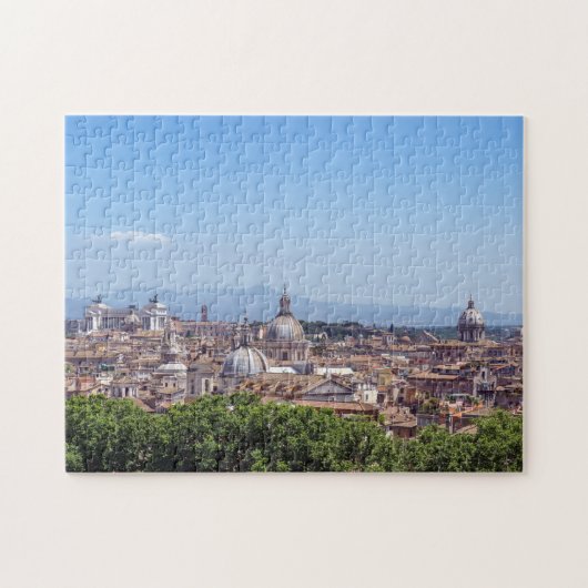 Panoramaaussicht auf Rom vom Castel Sant'Angelo Puzzle (Horizontal)