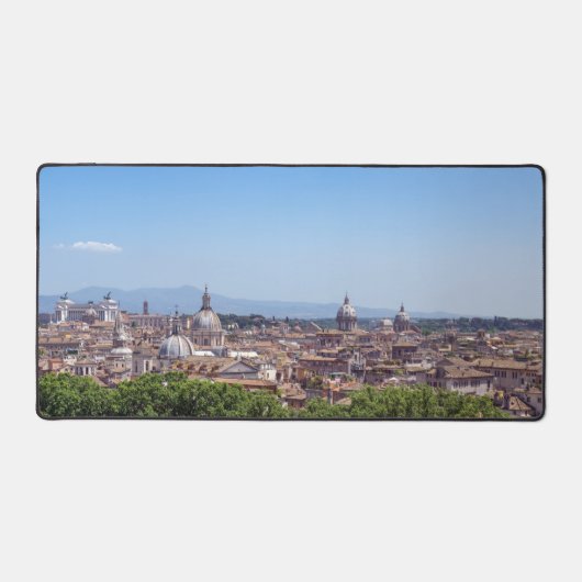 Panoramaaussicht auf Rom vom Castel Sant'Angelo Schreibtischunterlage (Vorderseite)
