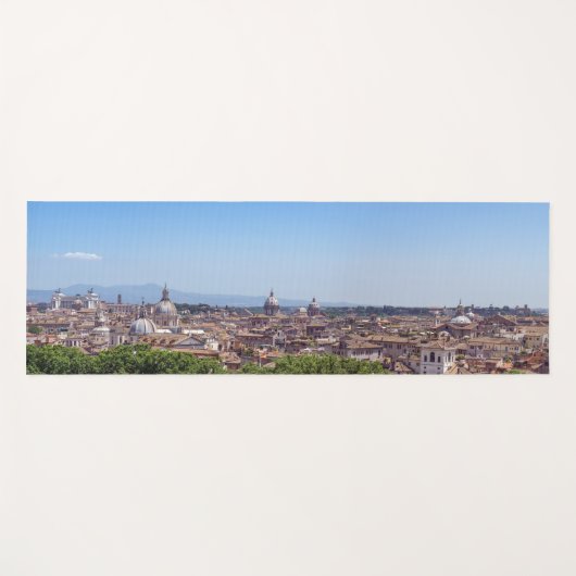 Panoramaaussicht auf Rom vom Castel Sant'Angelo Yogamatte (Vorderseite (Horizontal))