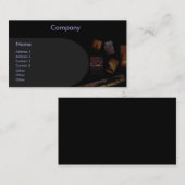 Panoramaaussicht bei Sonnenuntergang Visitenkarte (Vorne/Hinten)