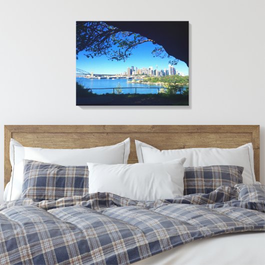Panoramaaussicht Leinwanddruck (Insitu (Schlafzimmer))