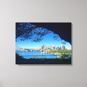 Panoramaaussicht Leinwanddruck