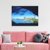 Panoramaaussicht Leinwanddruck (Insitu (Wohnzimmer))