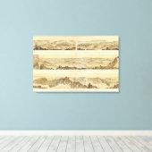 Panoramaaussicht Leinwanddruck (Insitu (Holzboden))