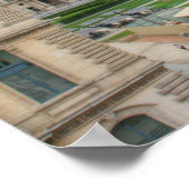 Panoramaaussicht Museo du Louvre Poster (Ecke)