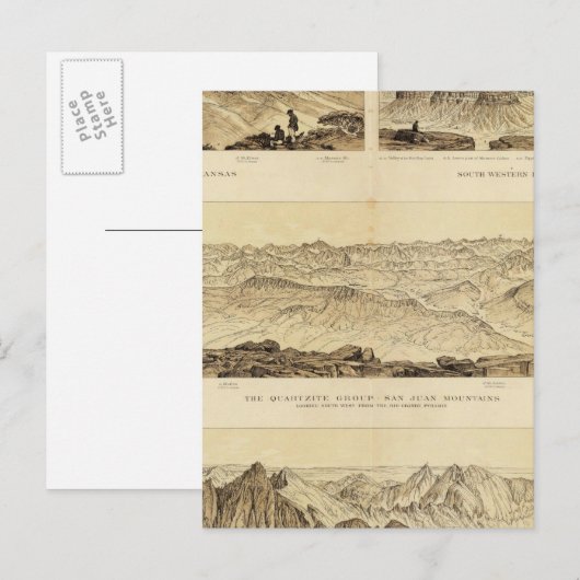 Panoramaaussicht Postkarte (Vorne/Hinten)