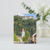 Panoramaaussicht Rasnov Postkarte (Stehend Vorderseite)