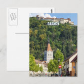 Panoramaaussicht Rasnov Postkarte (Vorne/Hinten)
