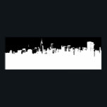 Panoramaausstellung New York City Pop Art Poster<br><div class="desc">Schwarz & Weiß Pop Art Art New York City Panorama Kunstwerk</div>