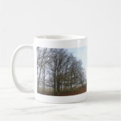 Panoramabaume in Nebelwald-Tasse Kaffeetasse (Links)
