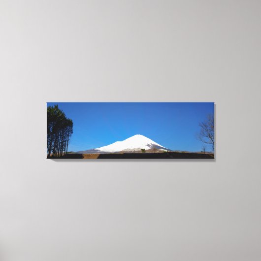 Panoramabild zum Fuji © Leinwanddruck (Vorderseite)