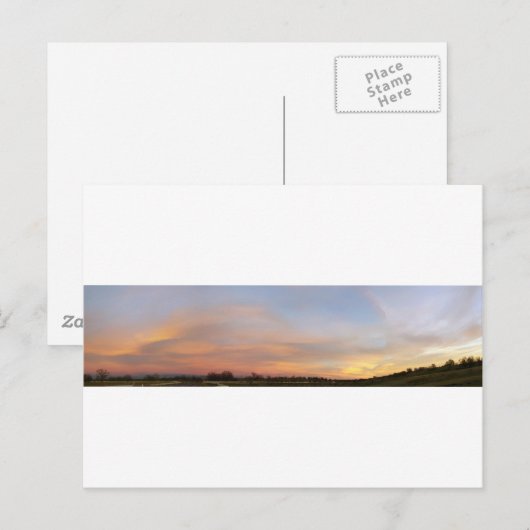 Panoramablick 2 postkarte (Vorne/Hinten)