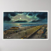 Panoramablick auf Boardwalk und Erholung Poster (Vorne)