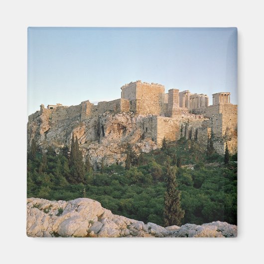 Panoramablick auf die Akropolis Magnet (Vorne)