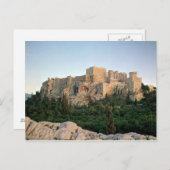 Panoramablick auf die Akropolis Postkarte (Vorne/Hinten)